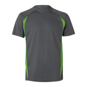T-SHIRT M/M CINZA/VERDE LIMA 105501